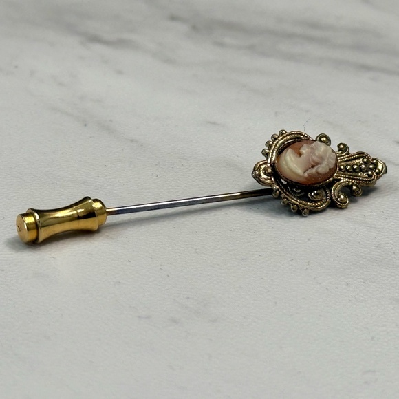 Accessories - Vintage Victorian Style Cameo Stick Pin